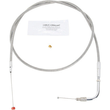 Barnett #1023030017 - Stainless Steel Throttle Cable - '96-'01 Touring