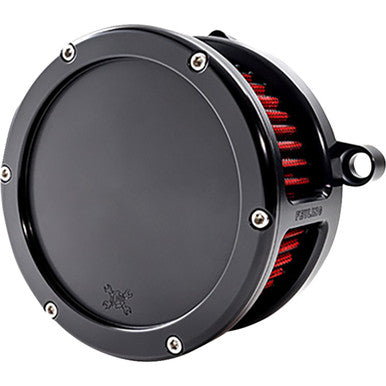 Feuling Parts #5473 - BA Air Cleaner Kit - Black with Red Filter - M8