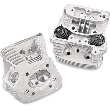 S&S Cycle #90-1004 - Cylinder Head Kit - Super Stock™ - Natural - Evolution Big Twin '88-'99
