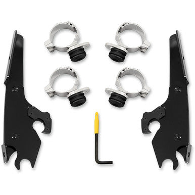 Memphis Shades #MEB2027 - Batwing Mounting Kit - Black - Scout