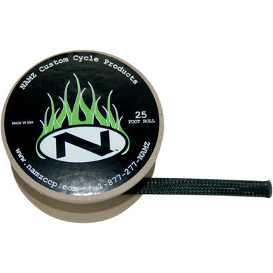 Namz #NBFS-2504 - Black Wire Cover 1/2" - 25' - Universal