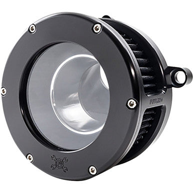 Feuling Parts #5574 - BA Air Cleaner Kit - Black/Clear with Black Filter - M8