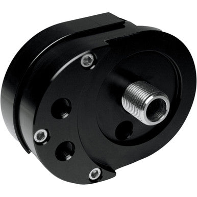 Feuling Parts #2022 - Offset Oil Filter Mount - Black