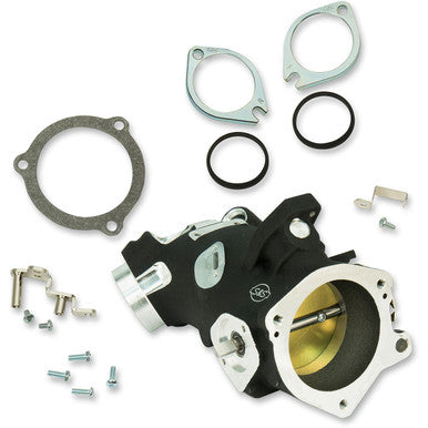 S&S Cycle #170-0340 - Throttle Hog Cable Operated Throttle Body Kit - Black - 58 mm - 117" Engine