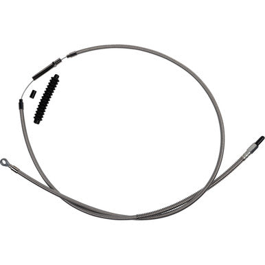 Barnett #10230100618 - High-Efficiency Stainless Steel Clutch Cable for Harley-Davidson - +8" - '18-'23 Softail