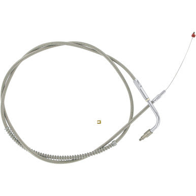 Barnett #102303002006 - Stainless Steel Throttle Cable - +6" - '96-'01 Touring
