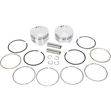 S&S Cycle #92-1412 - Piston Kit - For 113" Super Sidewinder® - 4.000" - +0.020"