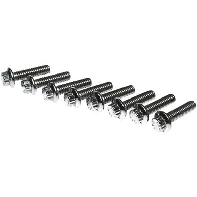 Feuling Parts #3033 - Bolts - Lifter Block - 12-Point/Dress-Up - 8 Pack - Twin Cam