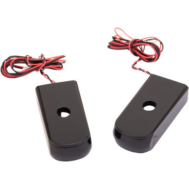 Alloy ART #SSL-SB-2B - Strut Light - LED - Smoke/Red Black
