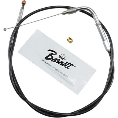 Barnett #101304001203 - Black Vinyl Idle Cable - +3" Size - 34" Length