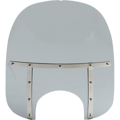 Memphis Shades #MEM37112 - Fats Windshield - 19" - Headlight - Black Smoke