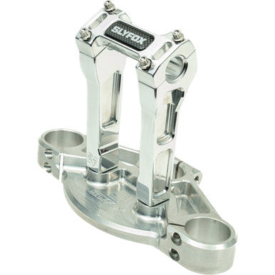 Slyfox #SF-1001-06-R - Handlebar Riser Kit - Straight - 1" Clamping - 6" Rise - Raw