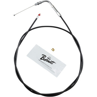 Barnett #101303000706 - Black Vinyl Throttle Cable - +6" Size - 50" Length