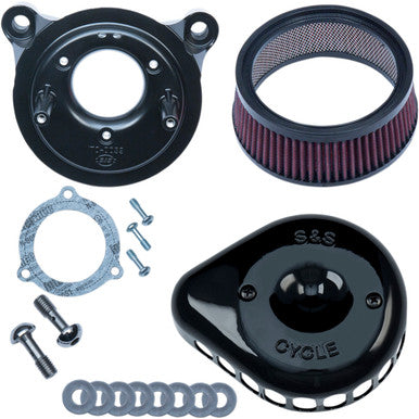 S&S Cycle #170-0438 - Mini Teardrop Stealth Air Cleaner Kit - Gloss Black