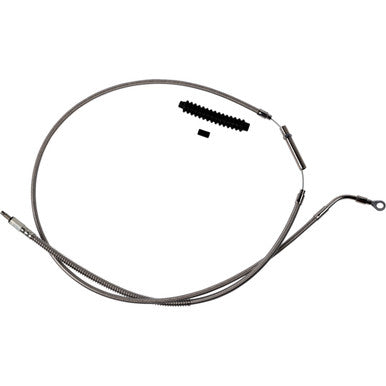 Barnett #10230100668 - High-Efficiency Stainless Steel Clutch Cable for Harley-Davidson - +8" - '21-'24 FLH