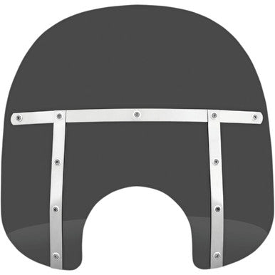 Memphis Shades #MEM31210 - Fats Windshield - 15" - Headlight - Dark Black Smoke