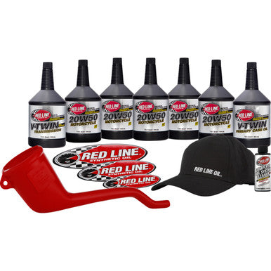 RED Line Synthetic OIL #90226 - V-Twin Powerpack Kit - 20W50