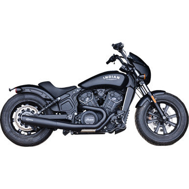 S&S Cycle #4111-266 - 2-into-1 Grand National Exhaust System - Black - 50-State