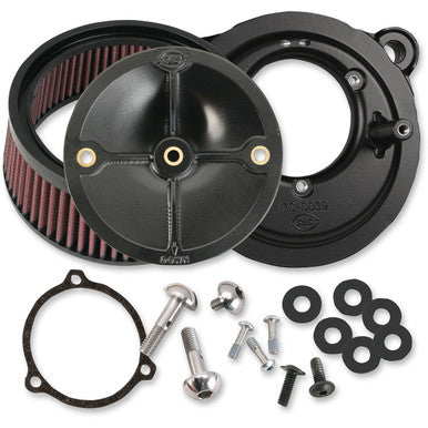 S&S Cycle #170-0164 - Super Stock™ Stealth Air Cleaner Kit - Black