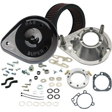 S&S Cycle #170-0182A - Teardrop Air Cleaner Kit - Gloss Black