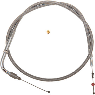 Barnett #1023040010 - Stainless Steel Idle Cable - '99-'13 Softail