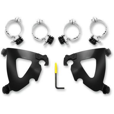 Memphis Shades #MEB2028 - Road Warrior Mounting Kit - Black - FX