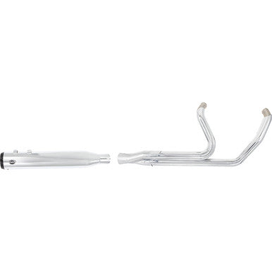 S&S Cycle #550-1170 - 2-into-1 GNX Exhaust System - 49-State - Chrome - M8 Touring