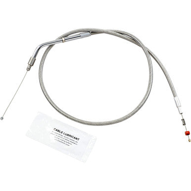 Barnett #1023040021 - Stainless Steel Idle Cable - '96-'06 Sportster