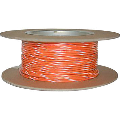 Namz #NWR-39-100-20 - 100' Wire Spool - 20 Gauge - Orange/White