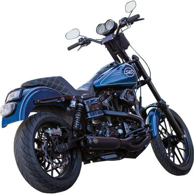 S&S Cycle #550-1098 - 2-into-1 Qualifier Exhaust System - Guardian Black