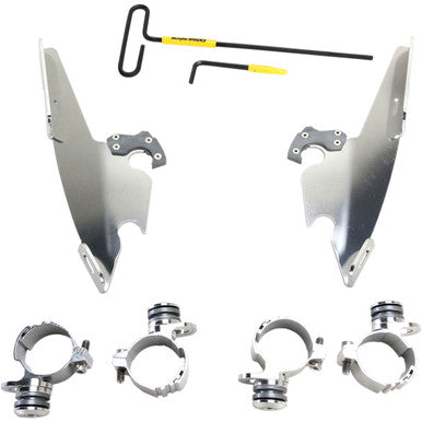 Memphis Shades #MEK2001 - Fats/Slim Mounting Kit - Polished - XL883