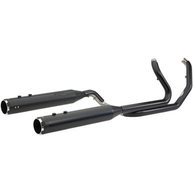 S&S Cycle #550-0700C - El Dorado Dual Exhaust System - Black - Black Thruster