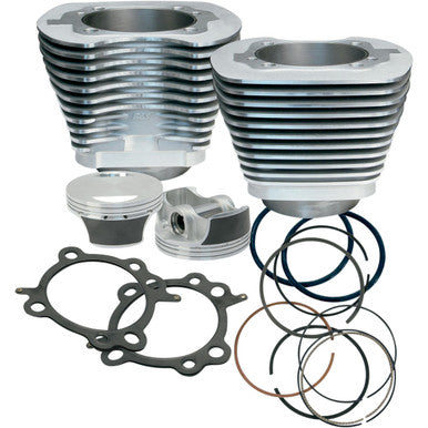 S&S Cycle #910-0201 - 97" Big Bore Cylinder Kit - Silver - Twin Cam