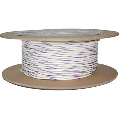 Namz #NWR-97-100-20 - 100' Wire Spool - 20 Gauge - White/Violet