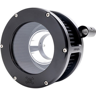 Feuling Parts #5564 - BA Air Cleaner Kit - Black/Clear with Black Filter - '93-'99 Evolution Big Twin