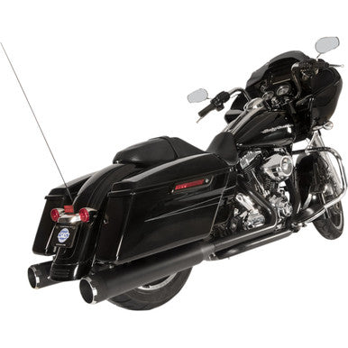 S&S Cycle #550-0679B - El Dorado Dual Exhaust System - Black - Black Thruster
