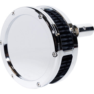 Feuling Parts #5567-S - Slim BA Air Cleaner Kit - Chrome - Black Filter - '93-'99 EVO Big Twin