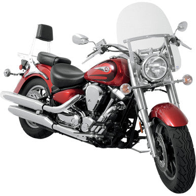 Memphis Shades #MEM4229 - Memphis Slim Windshield - 17" - 9" Headlight Cut - Solar