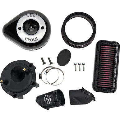 S&S Cycle #170-0777 - Stealth Air Cleaner Kit with Cover - Black - Indian
