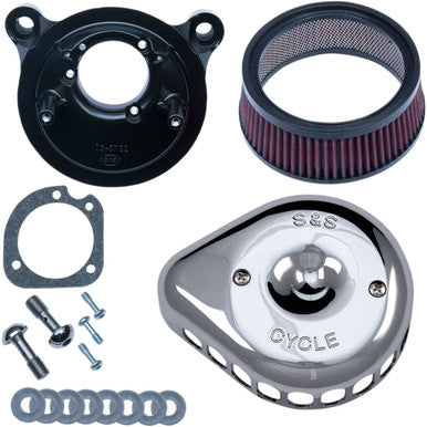 S&S Cycle #170-0441 - Mini Teardrop Stealth Air Cleaner Kit - Chrome