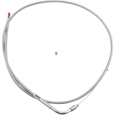 Barnett #1023040016 - Stainless Steel Idle Cable - '02-'07 FLH