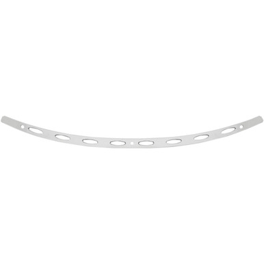 Memphis Shades #MEM0946 - Windshield Trim - Polished - Oval - '96-'13 FLH