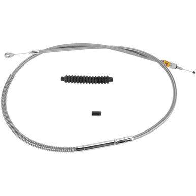Barnett #1023010012HE - High-Efficiency Stainless Steel Clutch Cable for Harley-Davidson - Standard - Softail/FXR