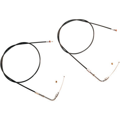 S&S Cycle #19-0440 - Black Vinyl Throttle Cable - 42" - Black