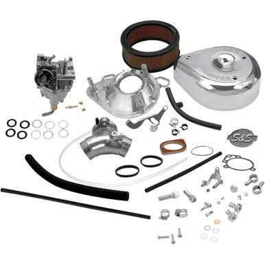 S&S Cycle #11-0419 - Super E Carburetor Kit with Manifold - Evolution Big Twin