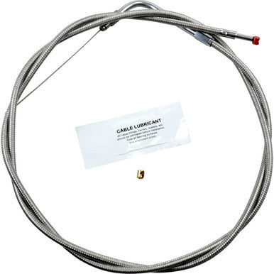 Barnett #102303000912 - Stainless Steel Throttle Cable - +12" - '96-'07 Touring