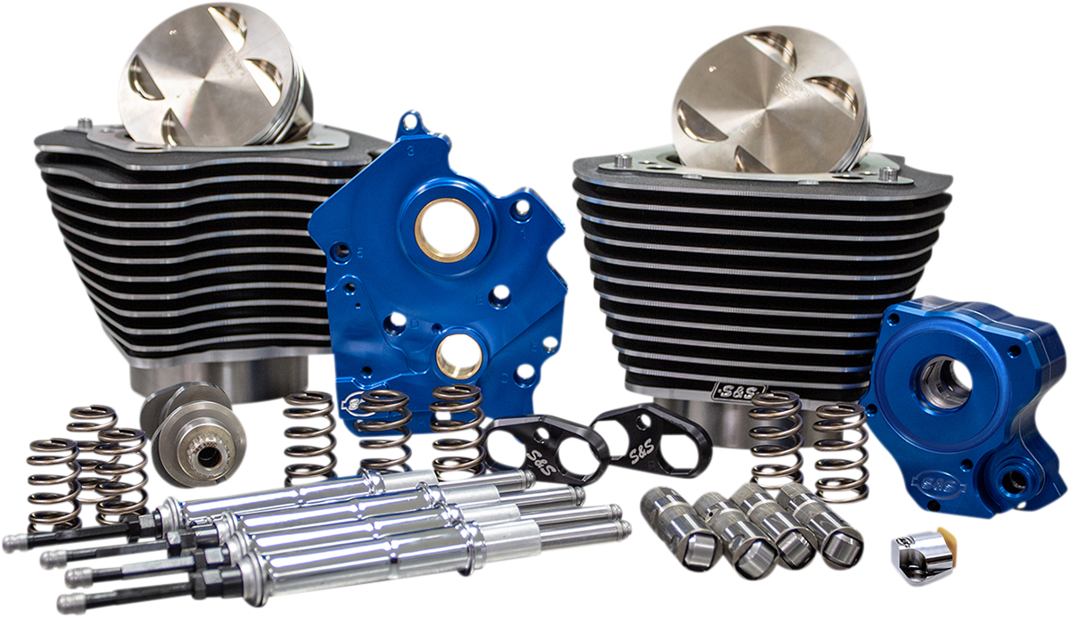 S&S Cycle 310-1101B - 128" Power Package Engine Performance Kit - Chain Drive