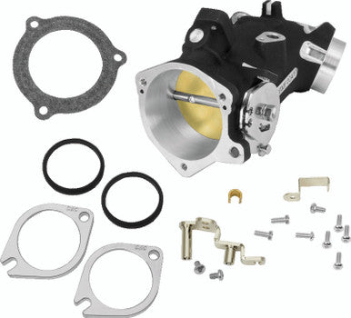 S&S Cycle 170-0350 S&S Cycle 2006+ BT Size Code 398 Throttle Body Kit - Wrinkle Black