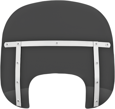 Memphis Shades #MEM6010  - Fats Windshield - Dark Black Smoke - 13" - FLFB/S