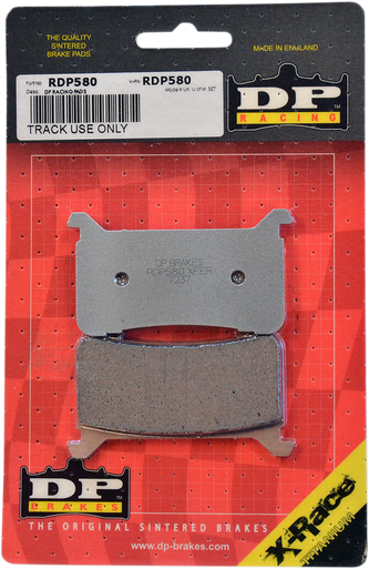 DP Brakes #RDP580 - RDP Racing Brake Pads - Honda